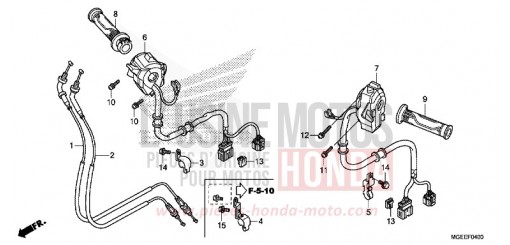 SWITCH/CABLE (VFR1200FD) VFR1200FDF de 2015